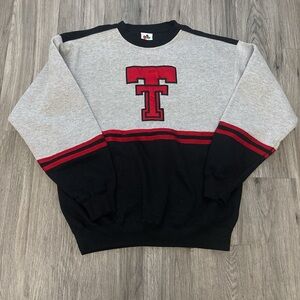 Texas Tech Embroidered Sweatshirt